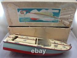 Vtg International Models Produits De Luxe Boat Model Original Box Non Testé
