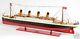 Xl Rms Titanic Ocean Liner Modèle En Bois 56 White Star Cruise Ship Line Bateau Nouveau