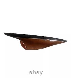 Yacht Voilier en Bois Vintage Modèle de 35 Pouces