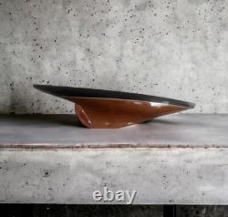 Yacht Voilier en Bois Vintage Modèle de 35 Pouces