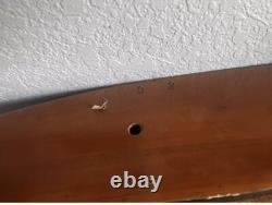 Yacht Voilier en Bois Vintage Modèle de 35 Pouces