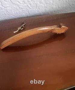 Yacht Voilier en Bois Vintage Modèle de 35 Pouces