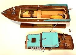 Yacht de Pêcheur Sportif en Modèle de Bateau Style Chris Craft Tout en Bois 13 Croiseur de Cabine Yacht de Pêcheur Sportif en Modèle de Bateau Style Chris Craft Tout en Bois 13 Croiseur de Cabine