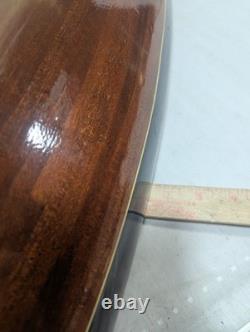 Yacht de bassin vintage antique en bois à restaurer noir 3 pieds