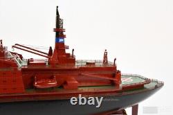 Yamal Russe 29 Modèle de bateau en bois de brise-glace nucléaire de classe Arktika NOUVEAU