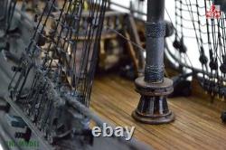 ZHL 1/65 Le modèle de bateau en bois Black Pearl version dorée 2021, kit de 31 pouces, cadeau