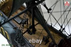 ZHL 1/65 Le modèle de bateau en bois Black Pearl version dorée 2021, kit de 31 pouces, cadeau