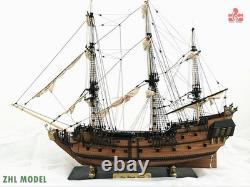 ZHL 1/65 Le modèle de bateau en bois Black Pearl version dorée 2021, kit de 31 pouces, cadeau