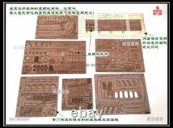 ZHL 1/65 Le modèle de bateau en bois Black Pearl version dorée 2021, kit de 31 pouces, cadeau